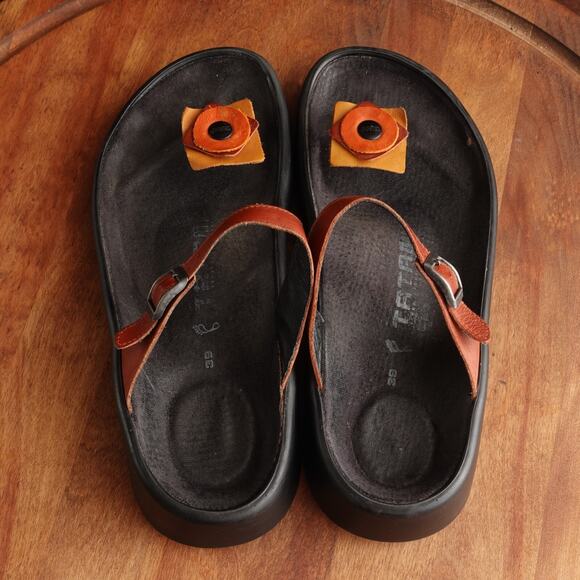 Birkenstock Tatami Sandals WMS SZ EU 39 US 8-8.5 Slide Toe Post Summer Shoe READ - Picture 8 of 16